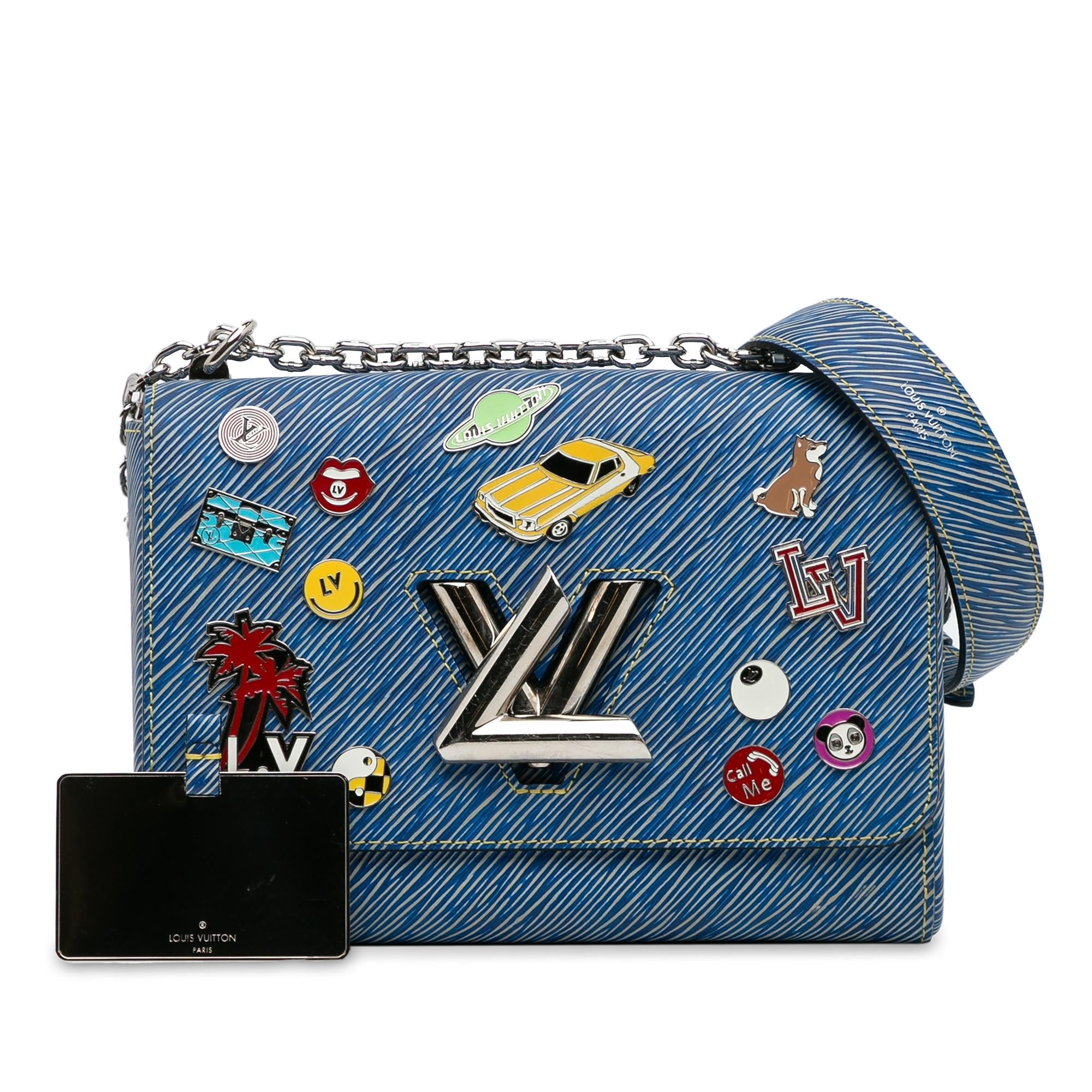 Louis Vuitton Limited Edition Pins Embellished Epi Twist MM (SHG-DNZ31f)
