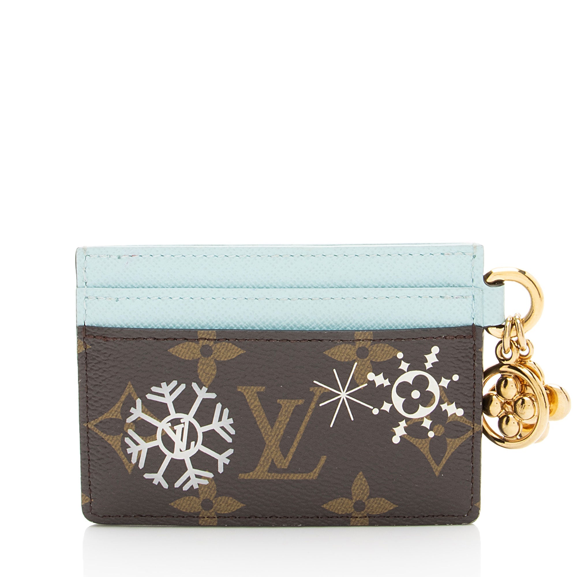 Louis Vuitton Limited Edition Vivienne Lion Snowflake Charms Card Holder