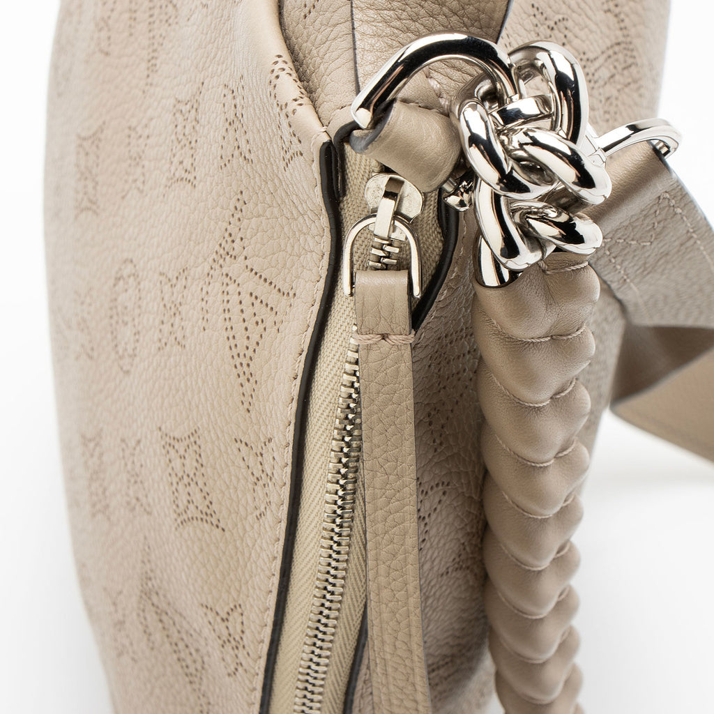 Louis Vuitton Mahina Leather Babylone Chain BB Satchel