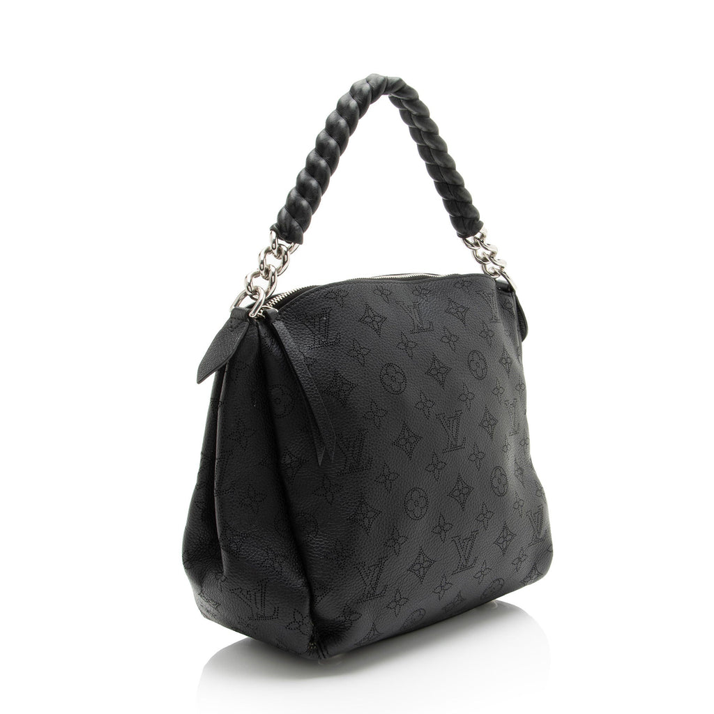 Louis Vuitton Mahina Leather Babylone Chain BB Satchel
