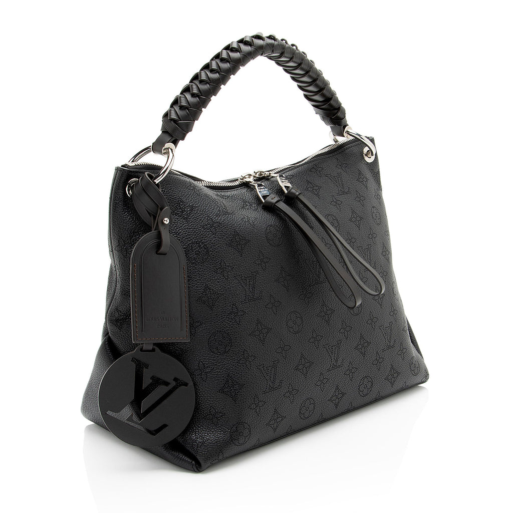 Louis Vuitton Mahina Leather Beaubourg MM Hobo