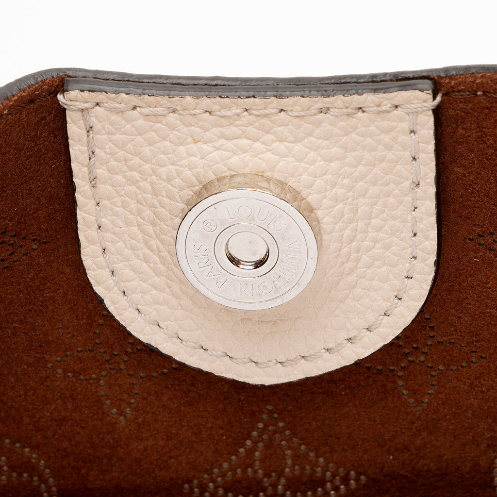 Louis Vuitton Mahina Leather Carmel Hobo