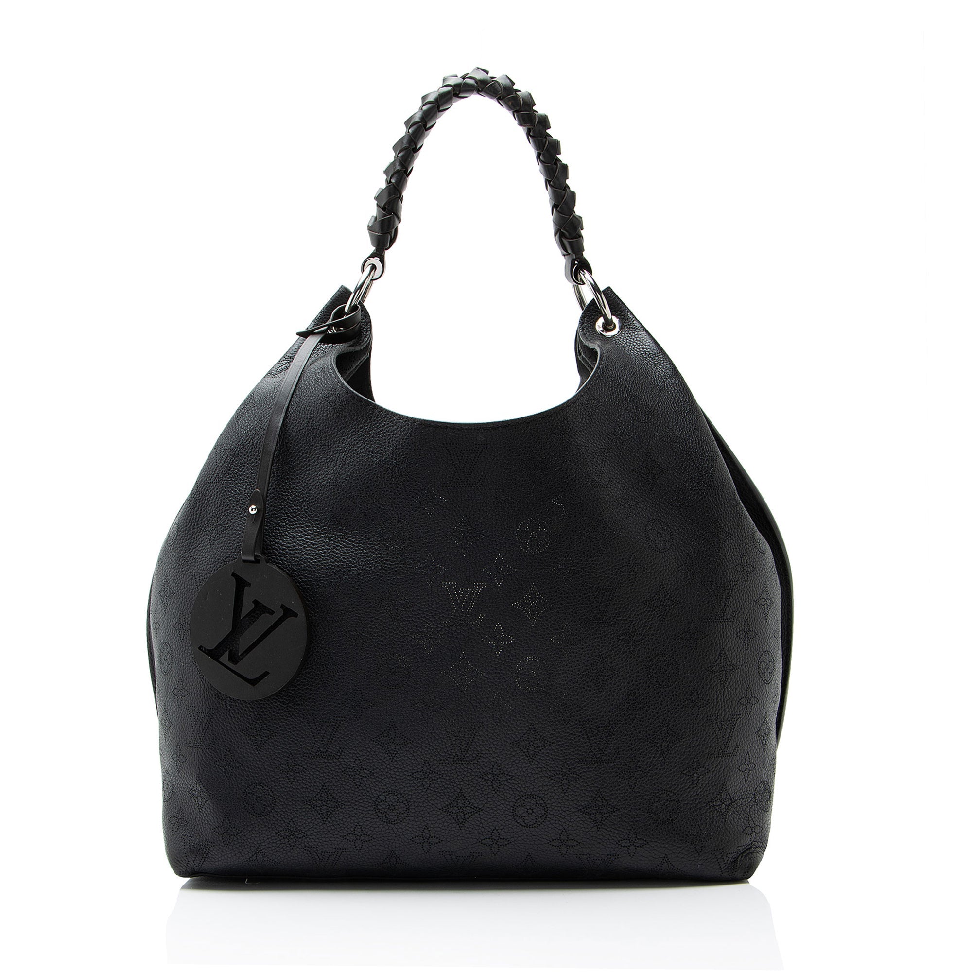 Louis Vuitton Mahina Leather Carmel Hobo