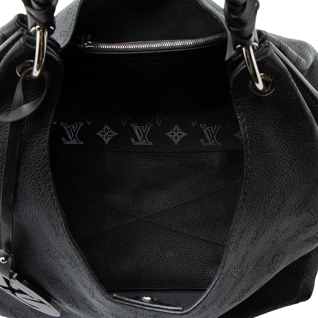 Louis Vuitton Mahina Leather Carmel Hobo