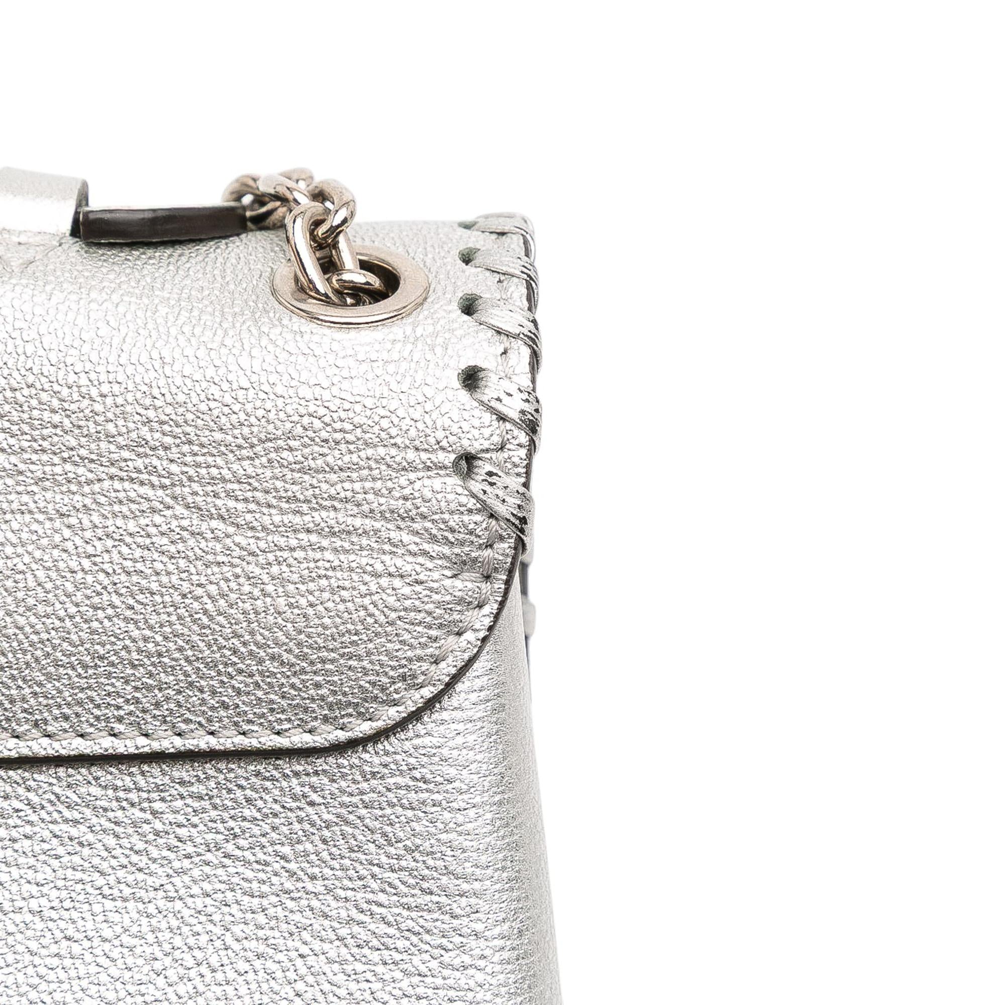 Louis Vuitton Metallic Cuir Plume Ecume Very Chain Bag