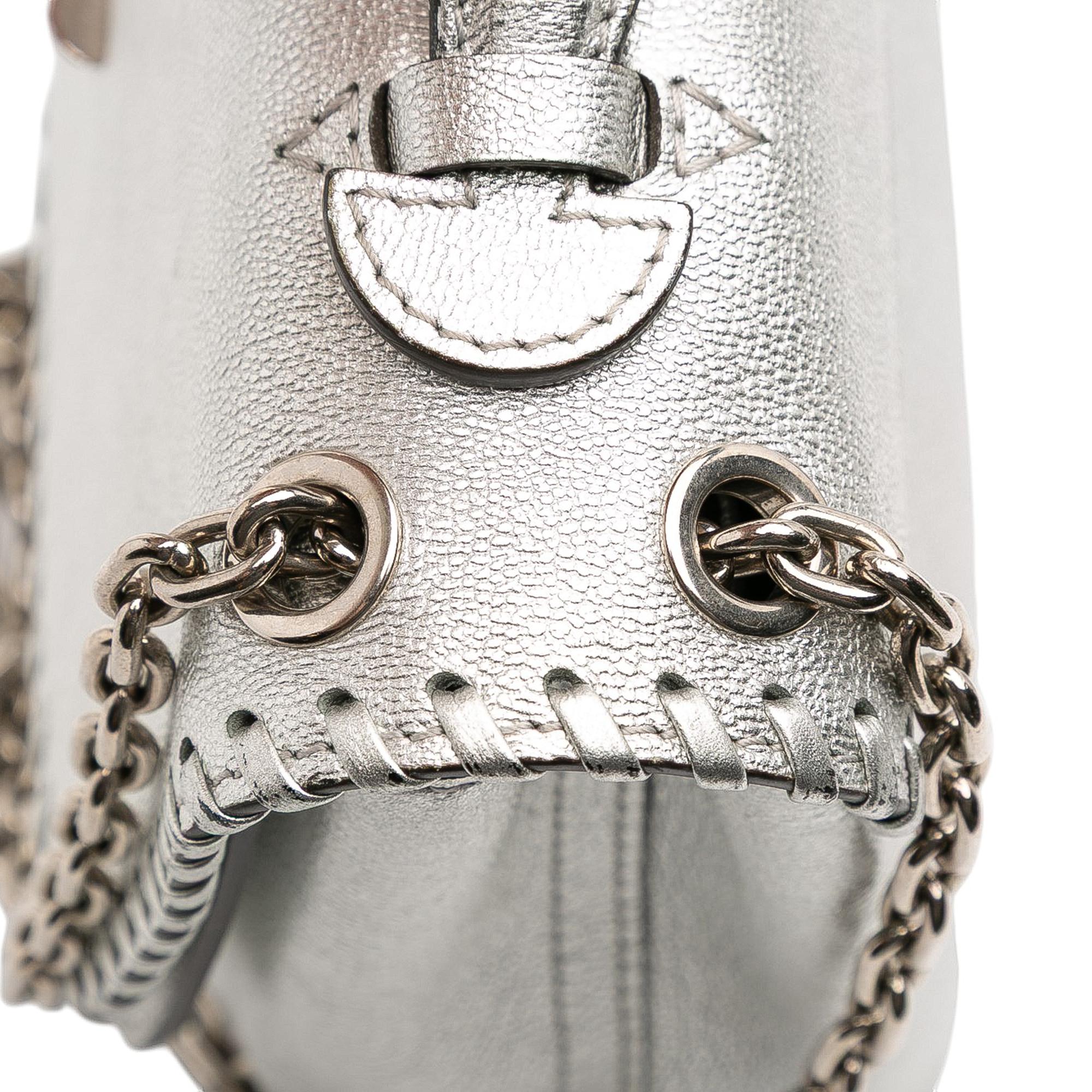 Louis Vuitton Metallic Cuir Plume Ecume Very Chain Bag