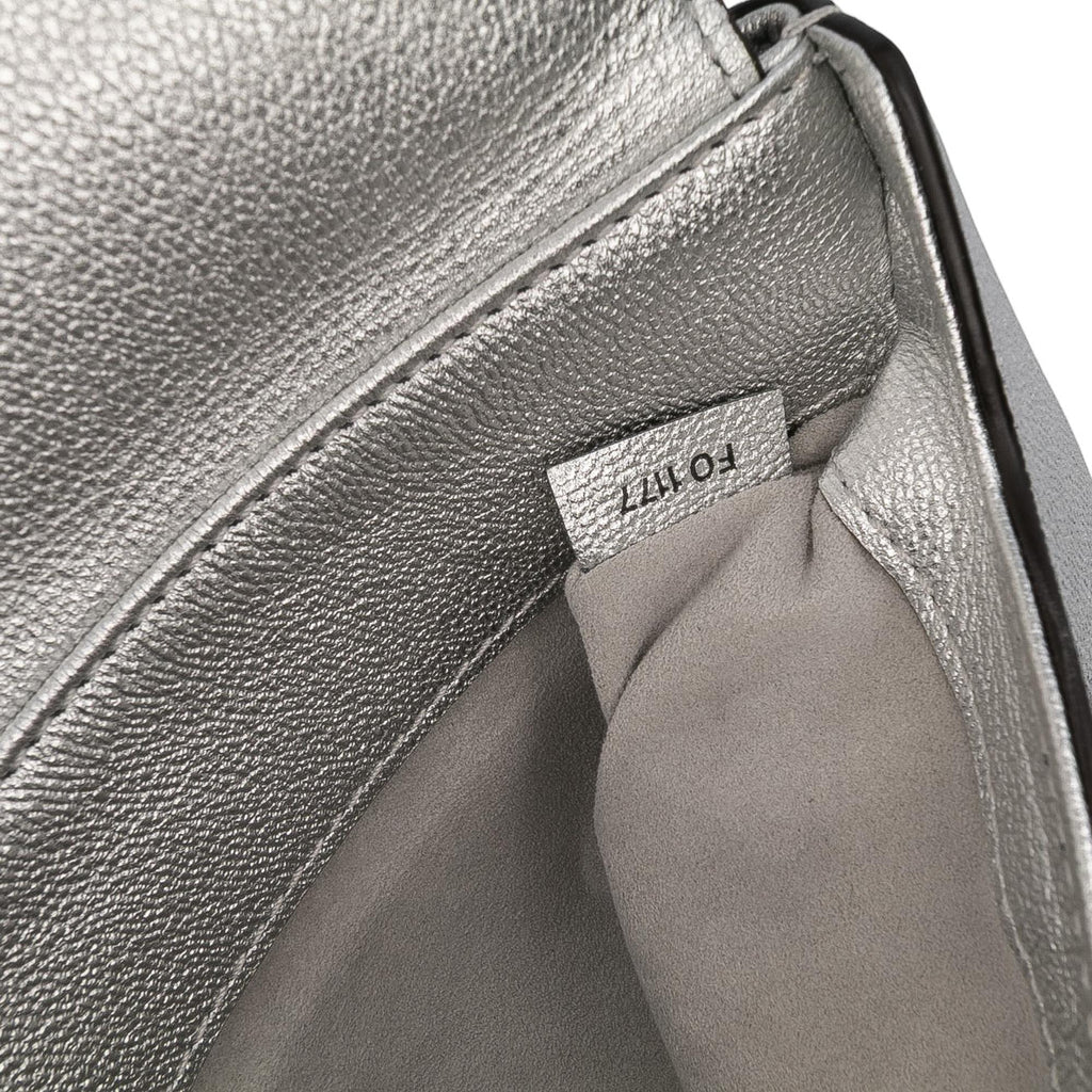 Louis Vuitton Metallic Cuir Plume Ecume Very Chain Bag