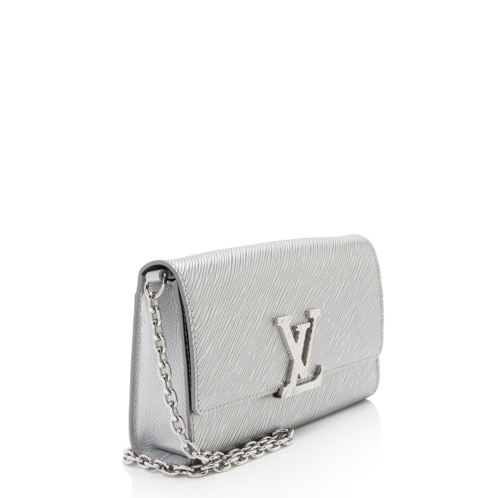Louis Vuitton Metallic Epi Leather Louise Chain Pochette