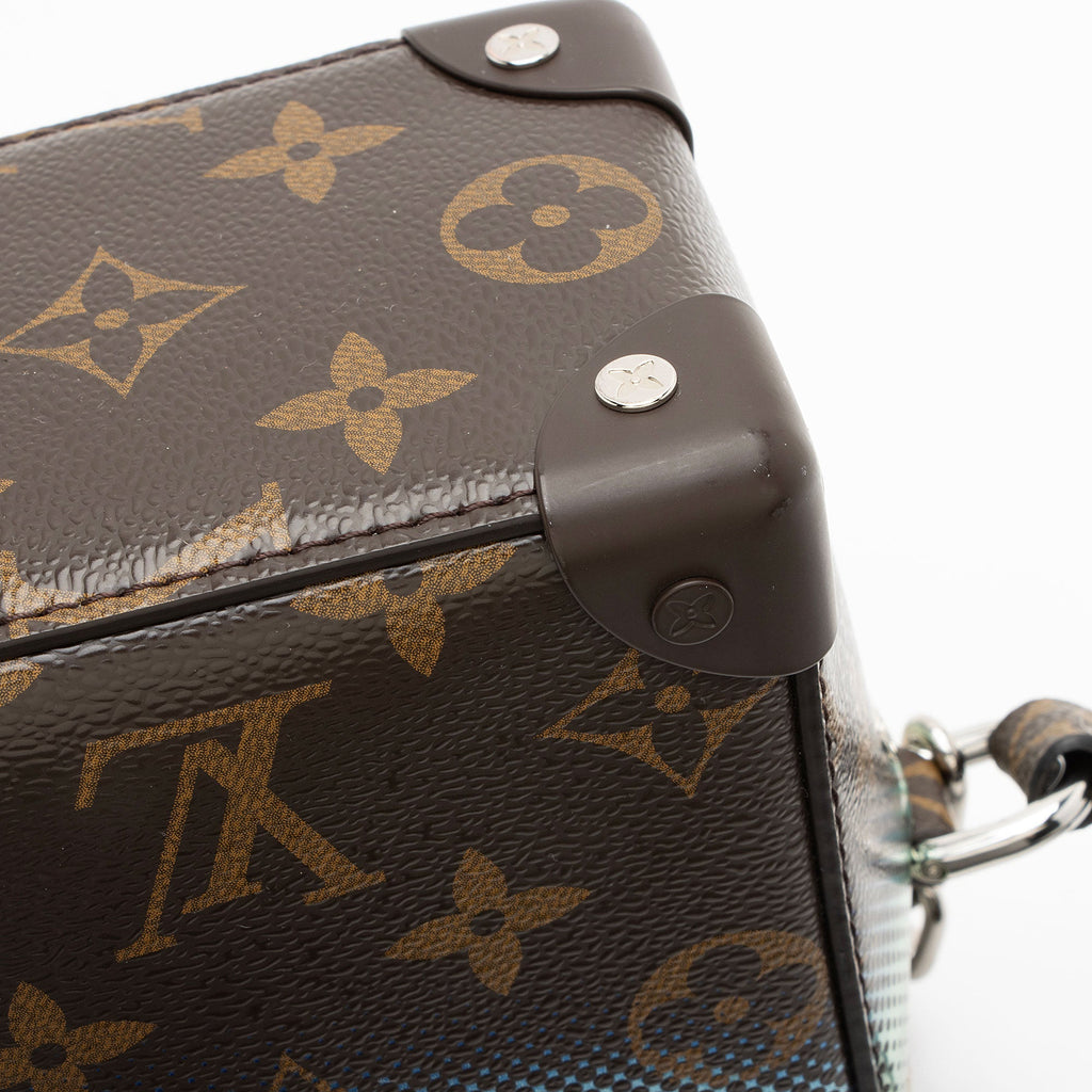 Louis Vuitton Metallic Monogram Canvas Nebula Mini Soft Trunk
