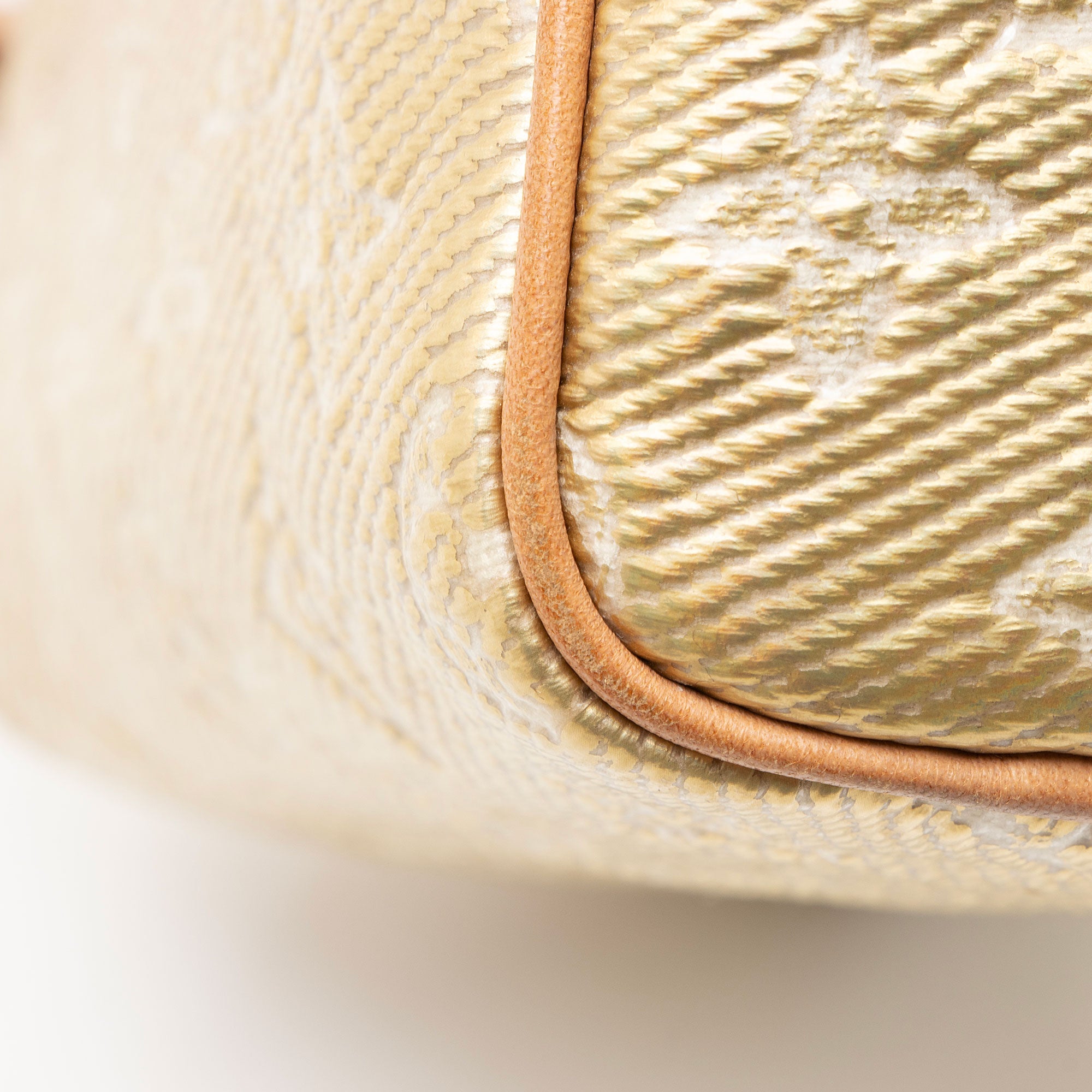 Louis Vuitton Metallic Monogram Jacquard Nano Speedy Satchel