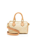 Louis Vuitton Metallic Monogram Jacquard Nano Speedy Satchel