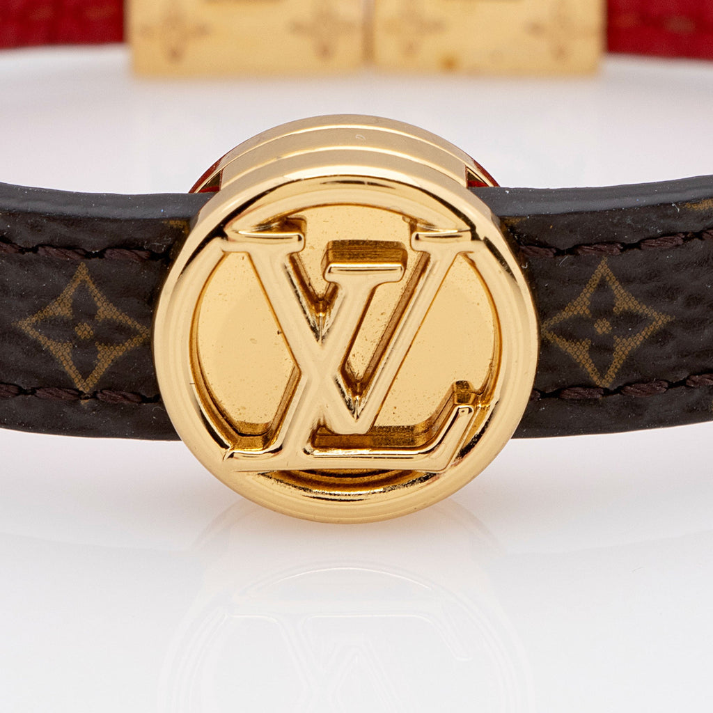 Louis Vuitton Mini Monogram Canvas LV Circle Reversible Bracelet