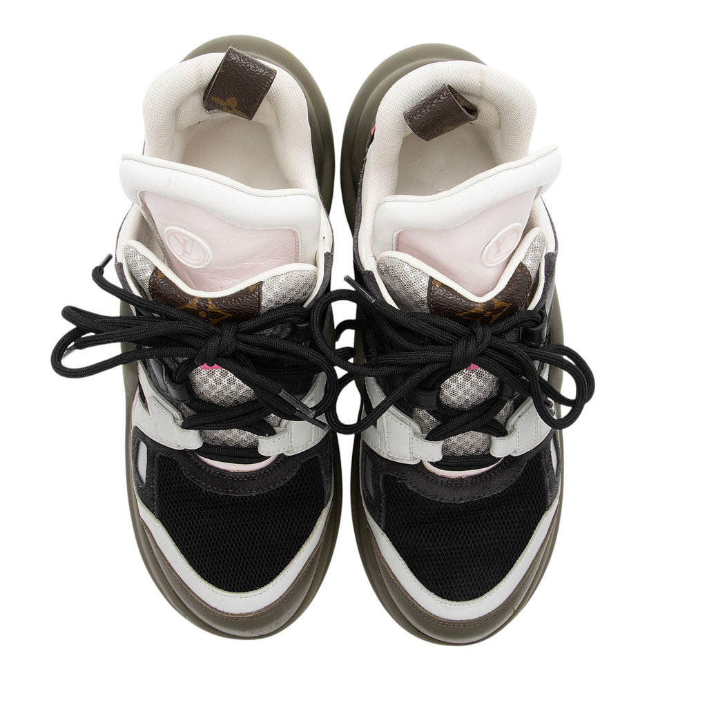 Louis Vuitton Monogram Canvas Archlight Sneakers - Size 8 / 38