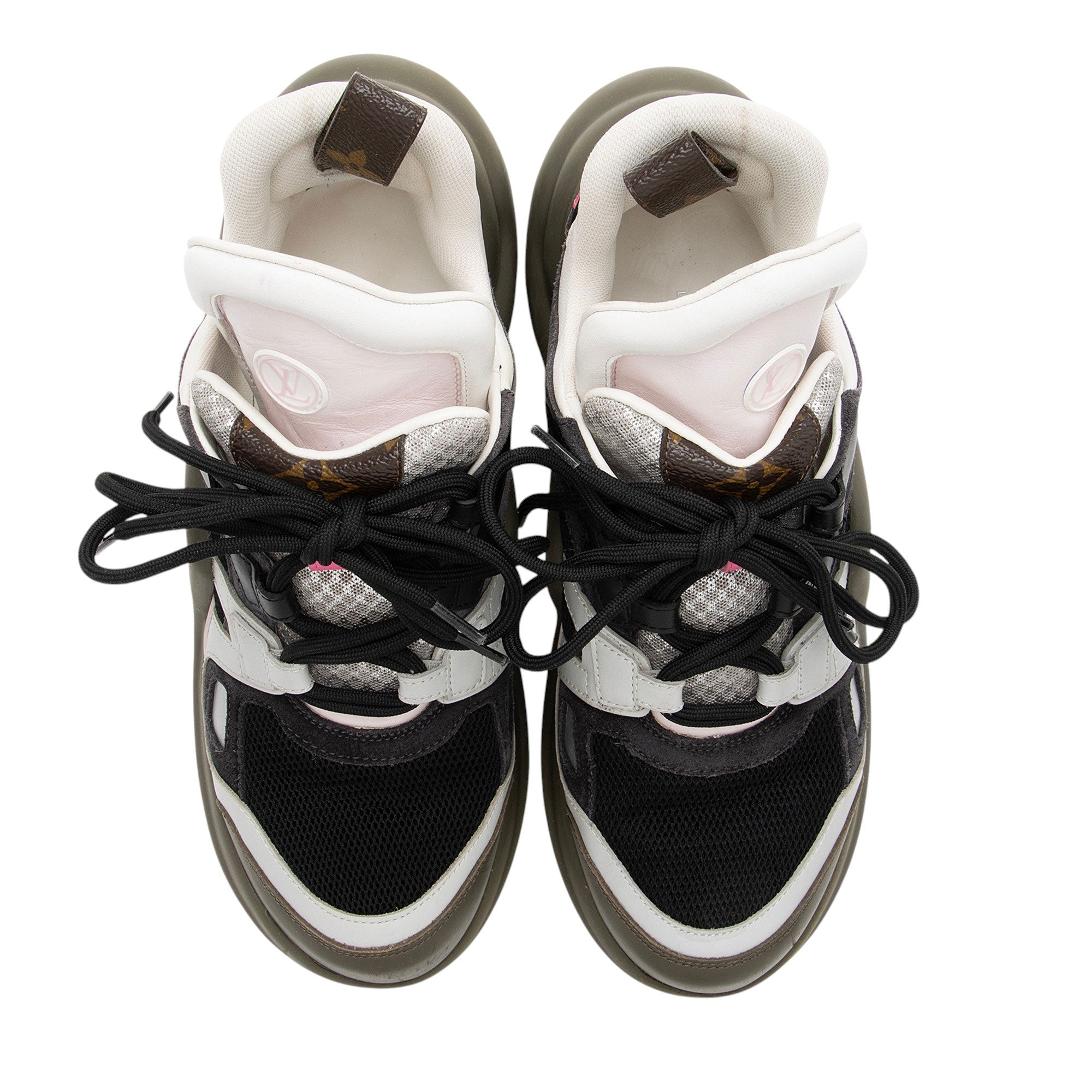 Louis Vuitton Monogram Canvas Archlight Sneakers - Size 8 / 38