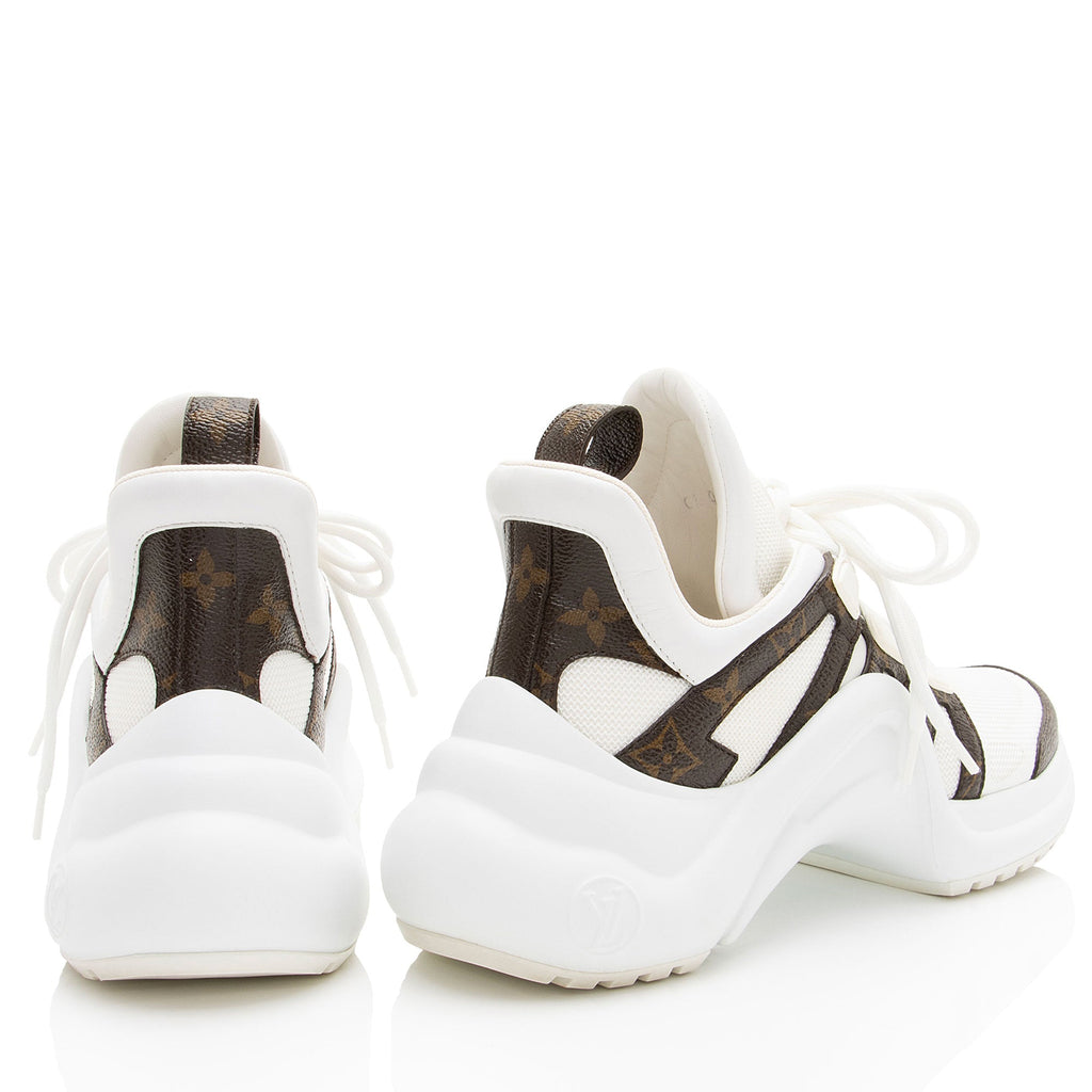 Louis Vuitton Monogram Canvas Archlight Sneakers - Size 8 / 38