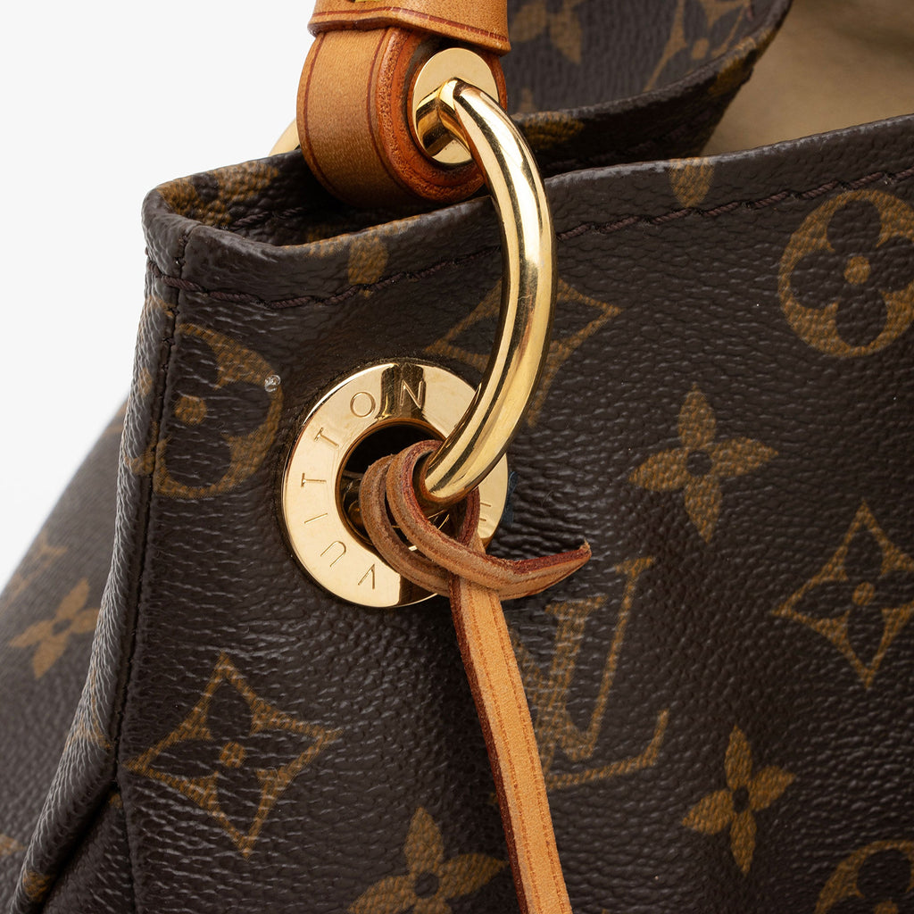 Louis Vuitton Monogram Canvas Artsy MM Shoulder Bag (SHF-Lla6Jn)