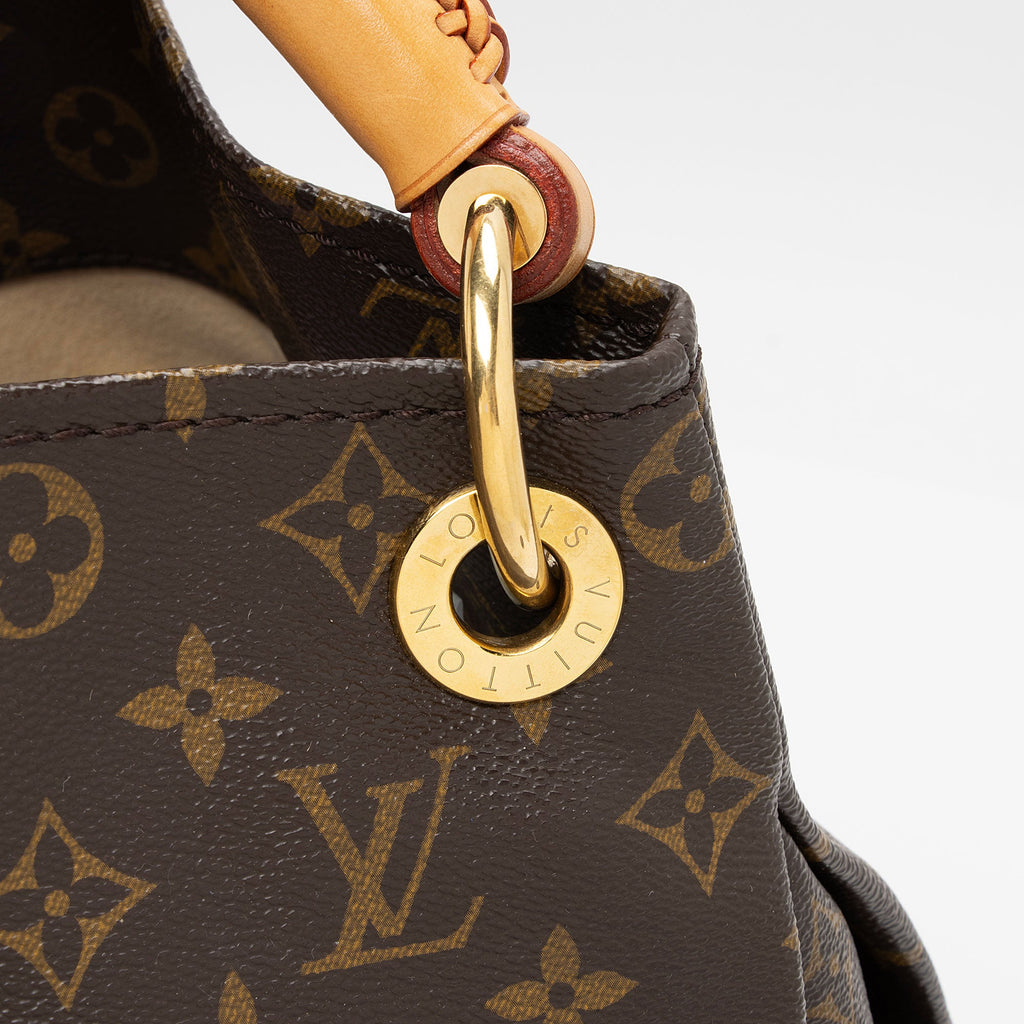 Louis Vuitton Monogram Canvas Artsy MM Shoulder Bag (SHF-pzaAol)