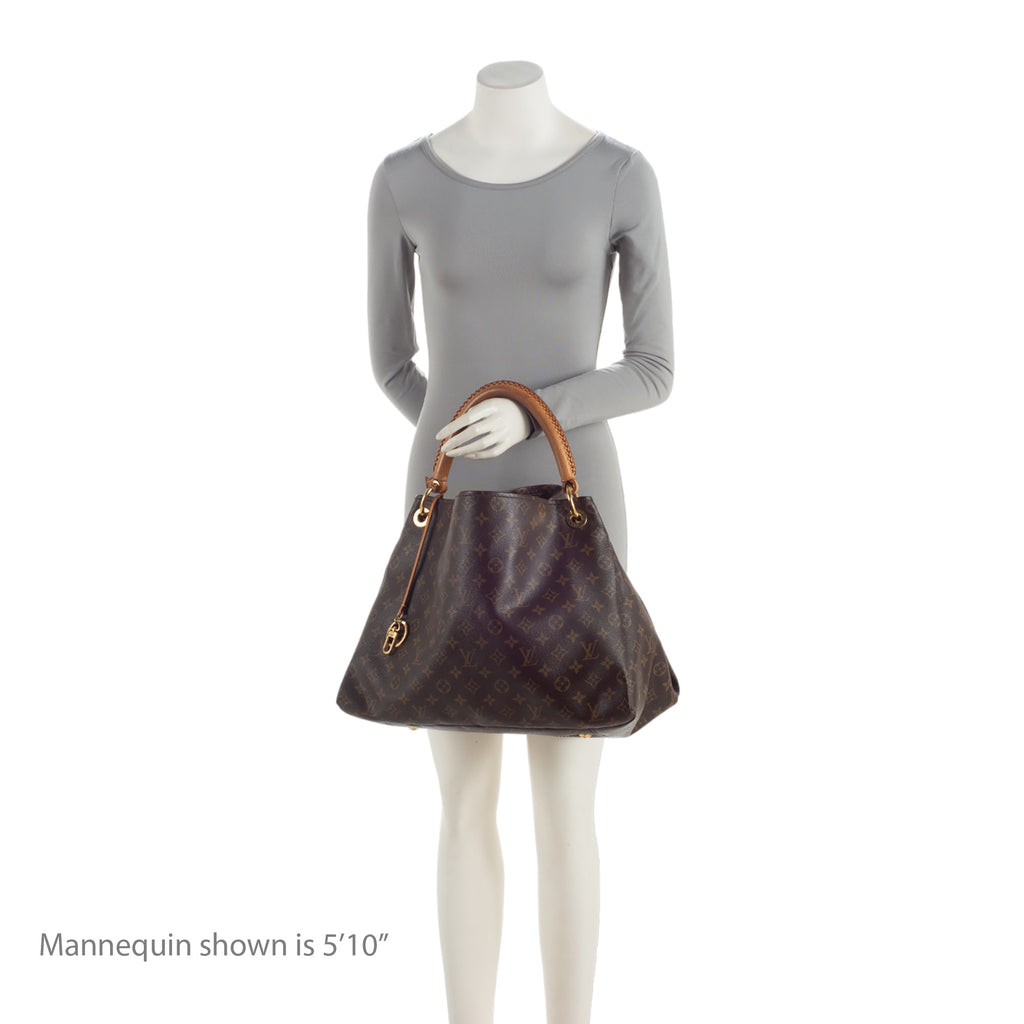 Louis Vuitton Monogram Canvas Artsy MM Shoulder Bag (SHF-r6ujFw)
