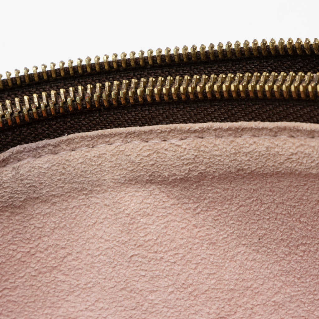 Louis Vuitton Monogram Canvas Blooming Flowers Double Zip Pochette