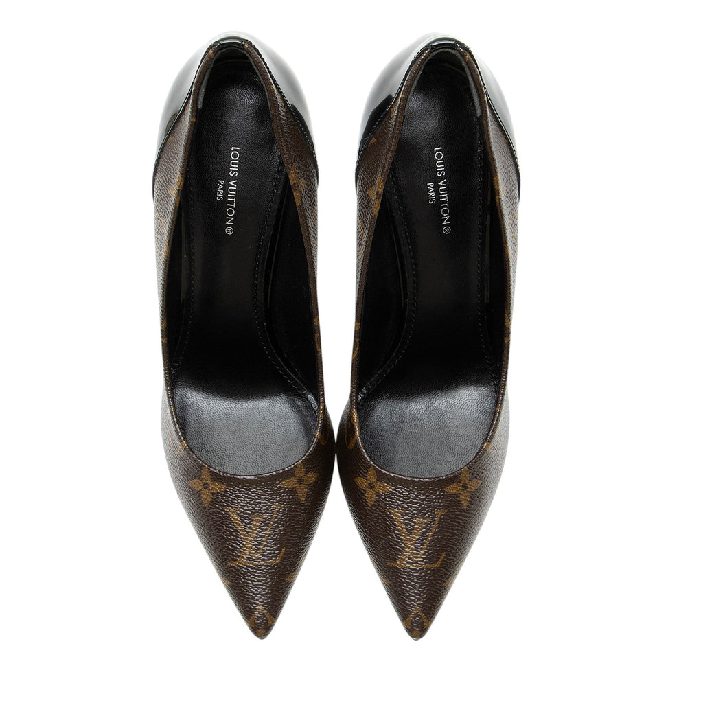 Louis Vuitton Monogram Canvas Cherie Pumps - Size 7.5 / 37.5