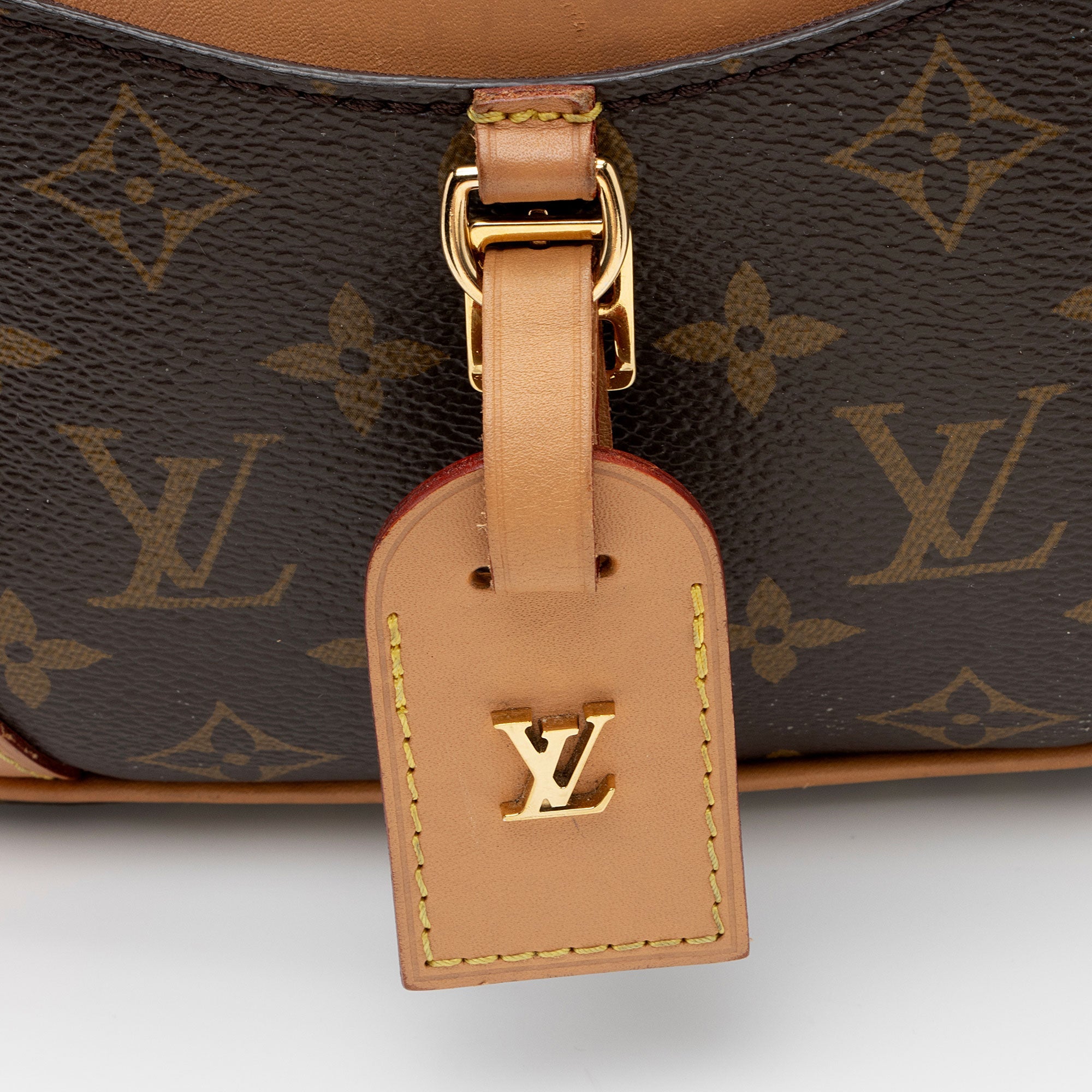 Louis Vuitton Monogram Canvas Deauville Mini Shoulder Bag (SHF-Y7tl7f)