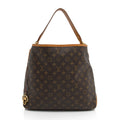 Louis Vuitton Monogram Canvas Delightful MM Shoulder Bag (SHF-L7TBtP)