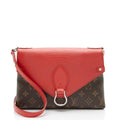 Louis Vuitton Monogram Canvas Epi Leather Saint Michel Shoulder Bag