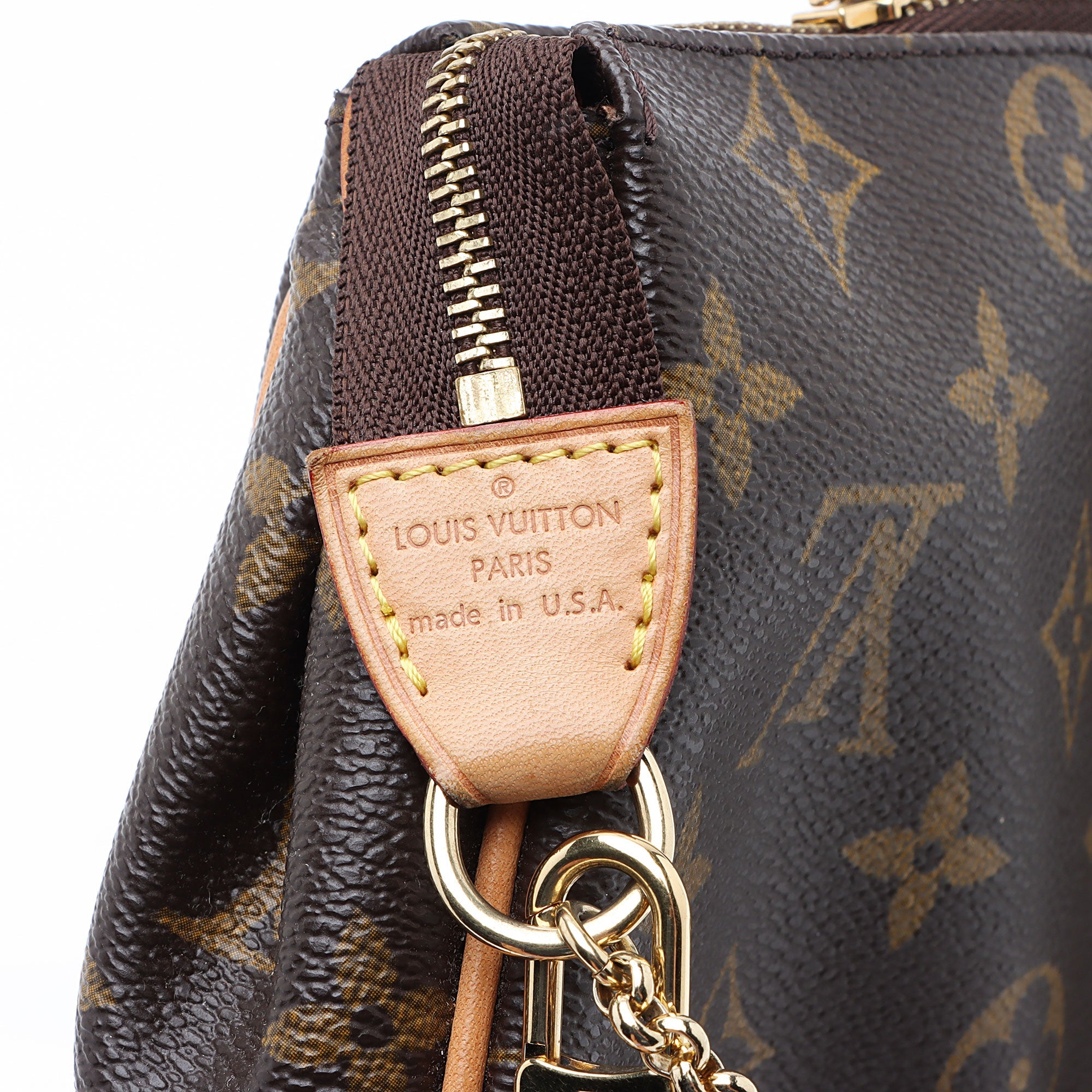 Louis Vuitton Monogram Canvas Eva Clutch (SHF-0Ct94Q)