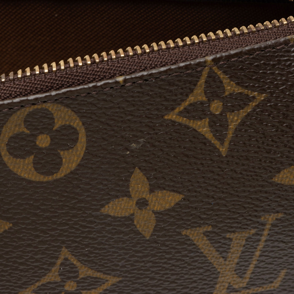 Louis Vuitton Monogram Canvas Eva Clutch (SHF-y3x30J)