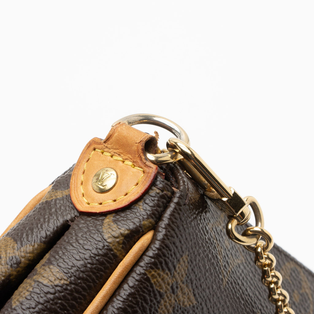 Louis Vuitton Monogram Canvas Eva Clutch (SHF-y3x30J)