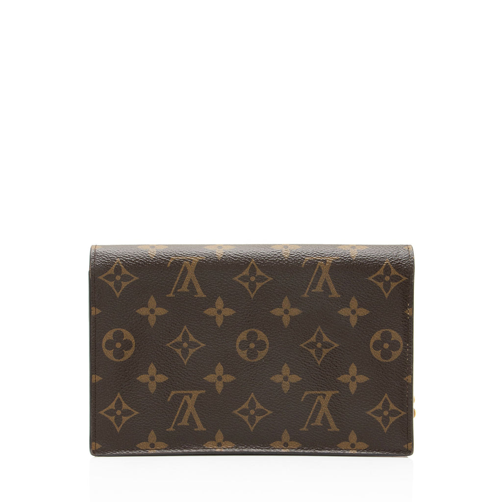 Louis Vuitton Monogram Canvas Flore Chain Wallet