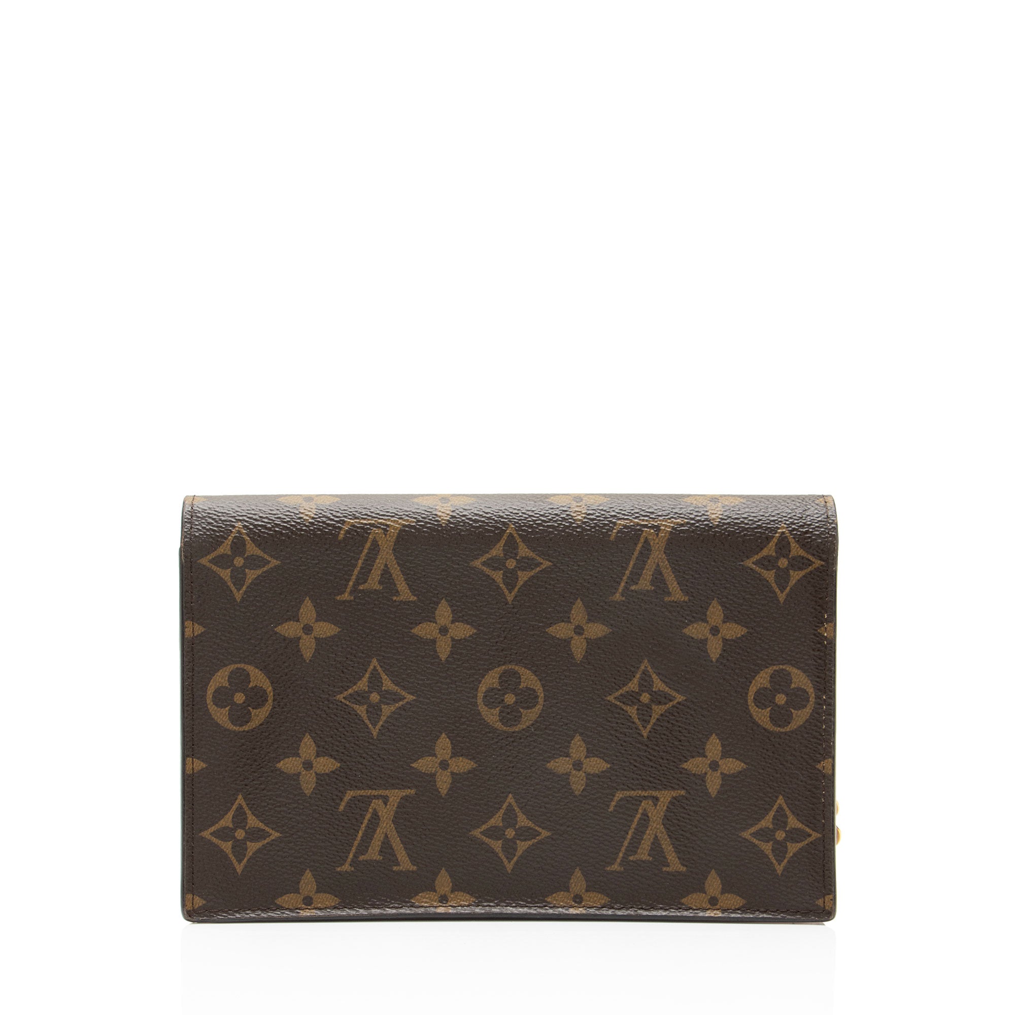 Louis Vuitton Monogram Canvas Flore Chain Wallet