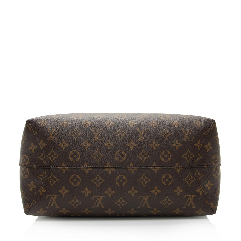 Louis Vuitton Monogram Canvas Flower Hobo (SHF-AX6i3w)