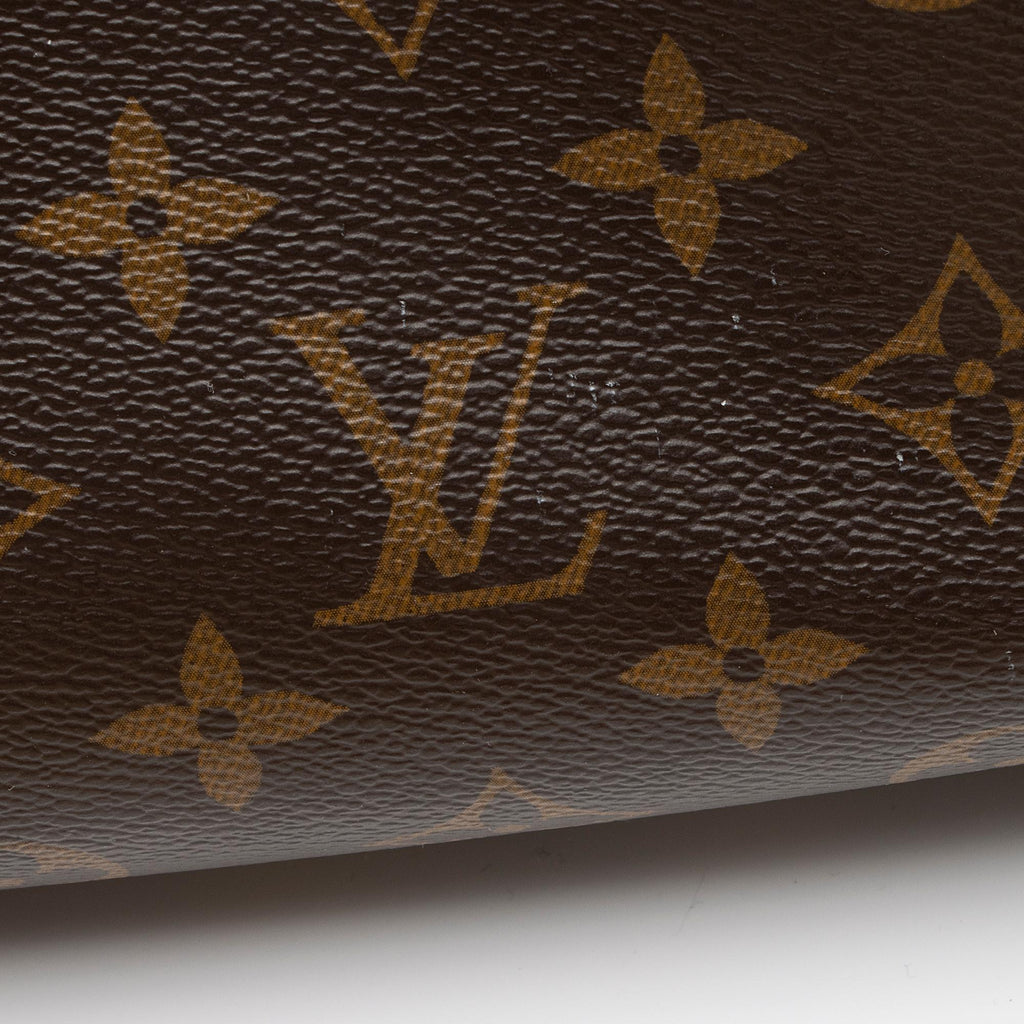 Louis Vuitton Monogram Canvas Flower Hobo (SHF-AX6i3w)