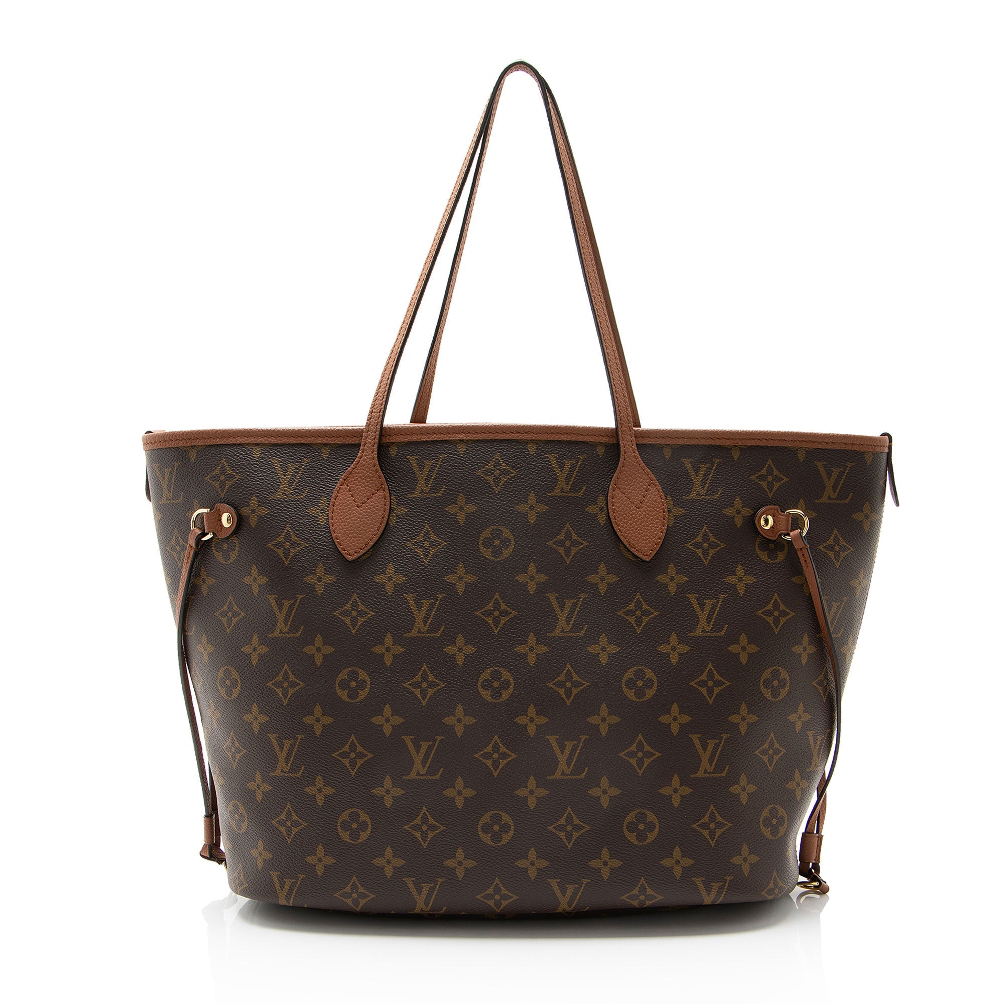 Louis Vuitton Monogram Canvas Leather Inside Out Neverfull MM Tote