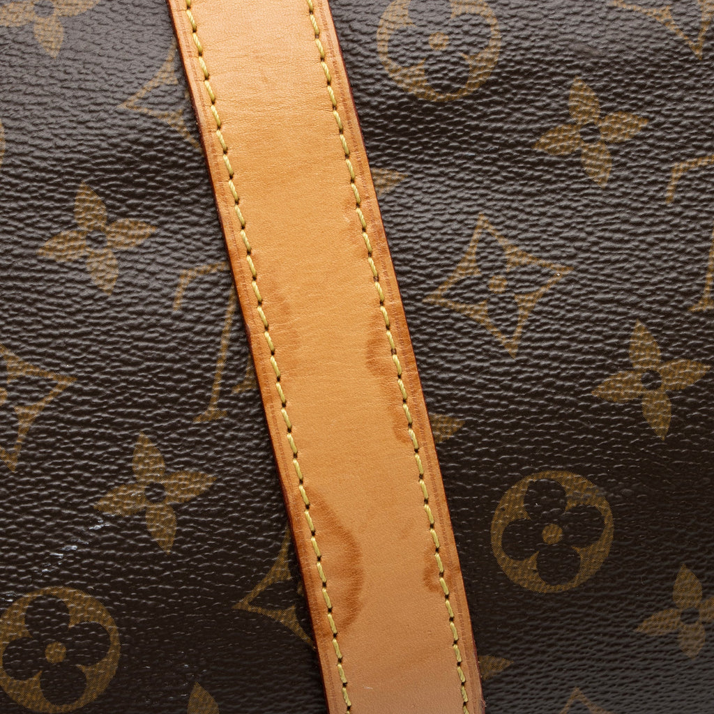 Louis Vuitton Monogram Canvas Keepall 55 Duffle Bag (SHF-AqdA4y)