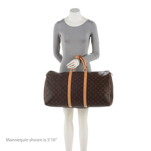 Louis Vuitton Monogram Canvas Keepall 55 Duffle Bag (SHF-AqdA4y)