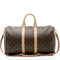 Louis Vuitton Monogram Canvas Keepall Bandouliere 45 Duffle