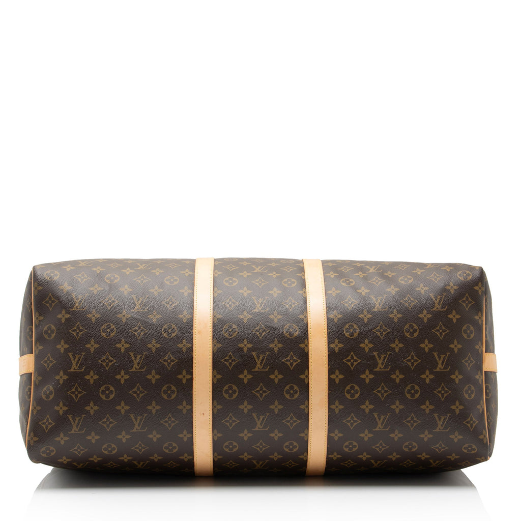 Louis Vuitton Monogram Canvas Keepall Bandouliere 60 Duffle