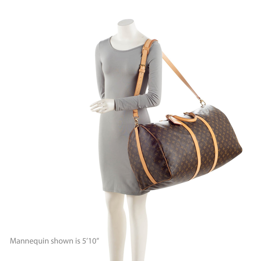 Louis Vuitton Monogram Canvas Keepall Bandouliere 60 Duffle