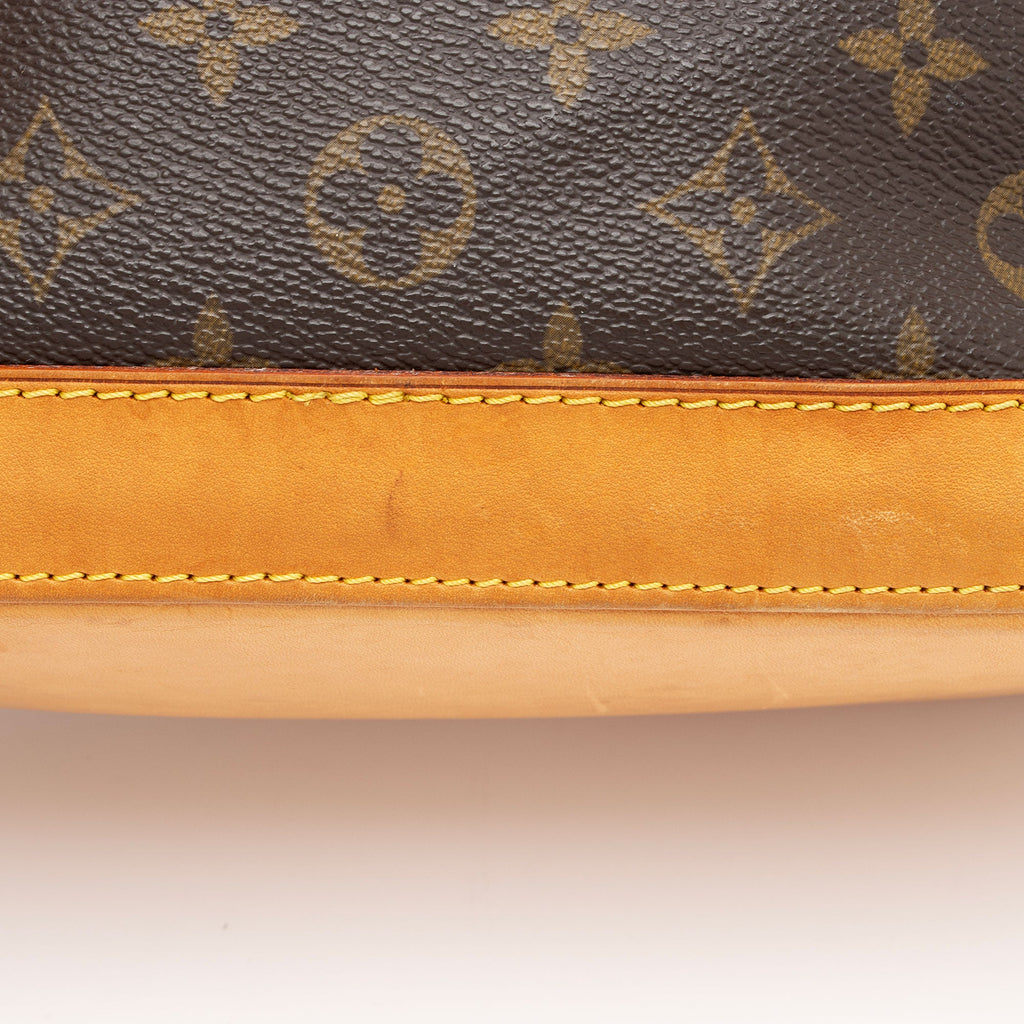 Louis Vuitton Monogram Canvas Lockit Satchel (SHF-AX2bhZ)