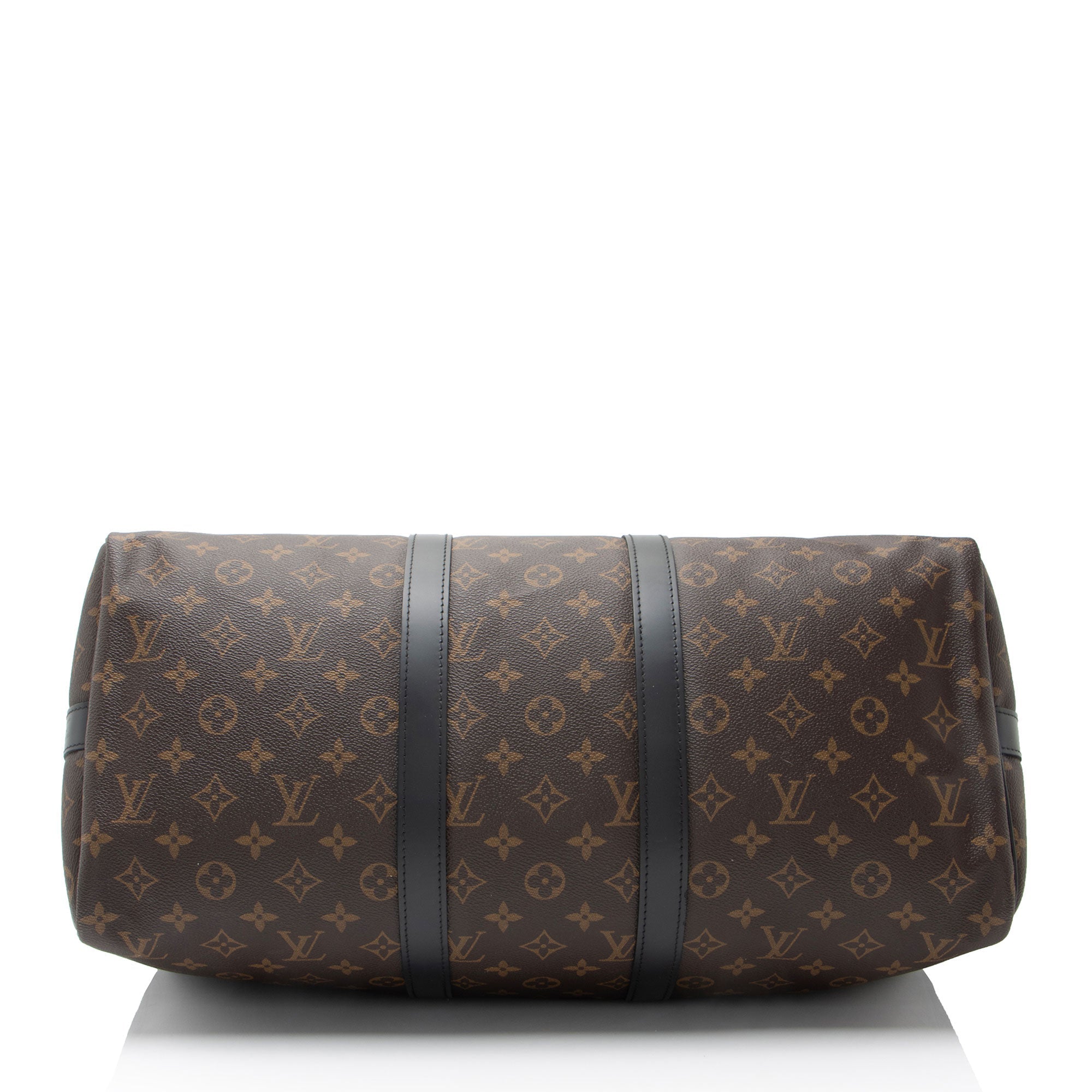 Louis Vuitton Monogram Canvas Macassar Keepall Bandouliere 45 Duffle