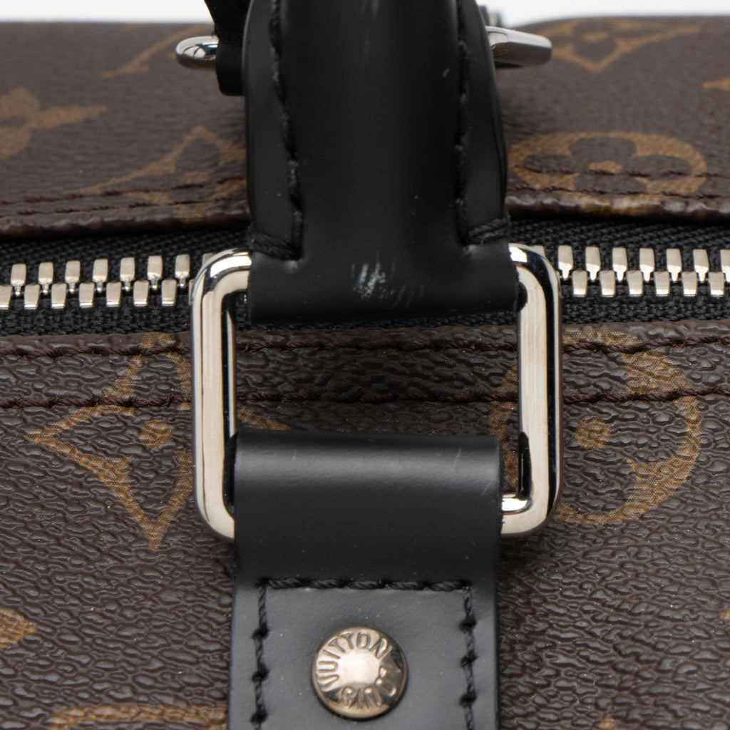 Louis Vuitton Monogram Canvas Macassar Keepall Bandouliere 45 Duffle