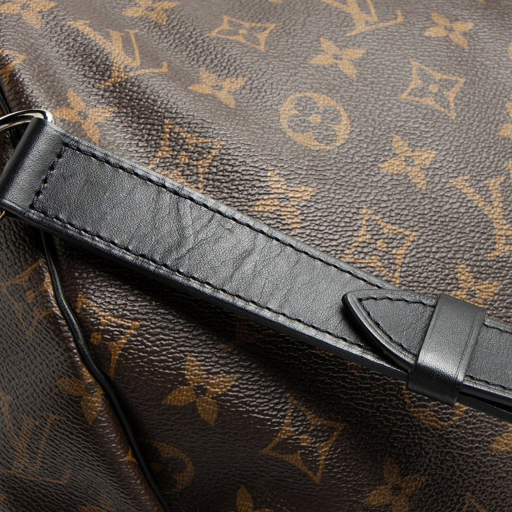 Louis Vuitton Monogram Canvas Macassar Keepall Bandouliere 55 Duffle