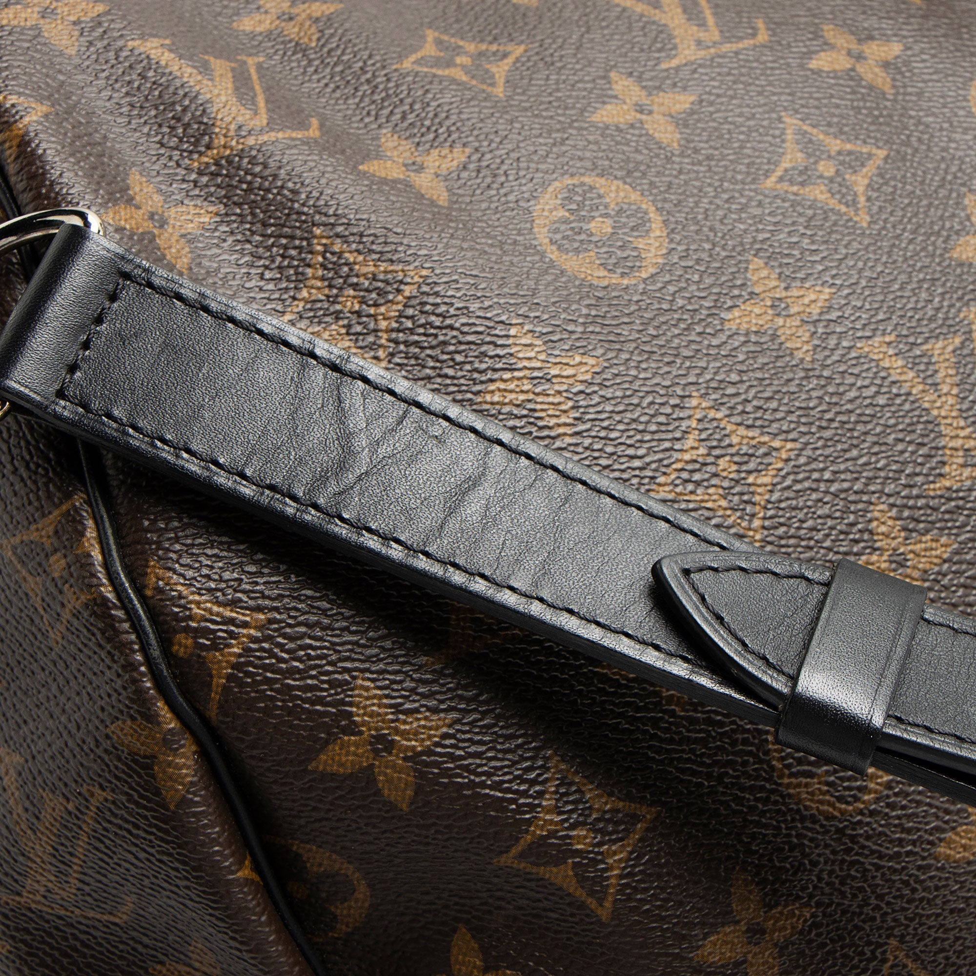Louis Vuitton Monogram Canvas Macassar Keepall Bandouliere 55 Duffle