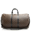 Louis Vuitton Monogram Canvas Macassar Keepall Bandouliere 55 Duffle