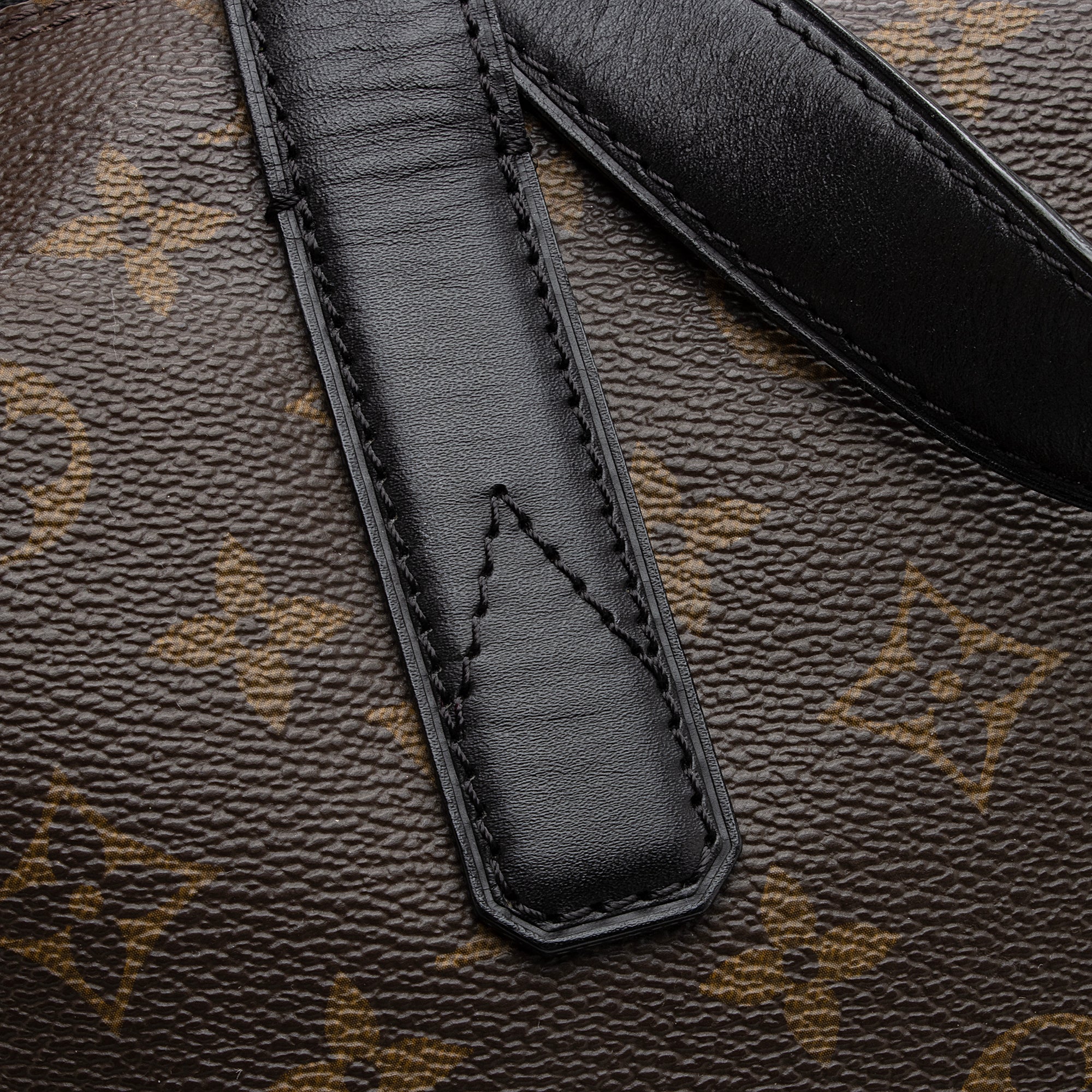 Louis Vuitton Monogram Canvas Macassar Kitan Tote (SHF-22793)