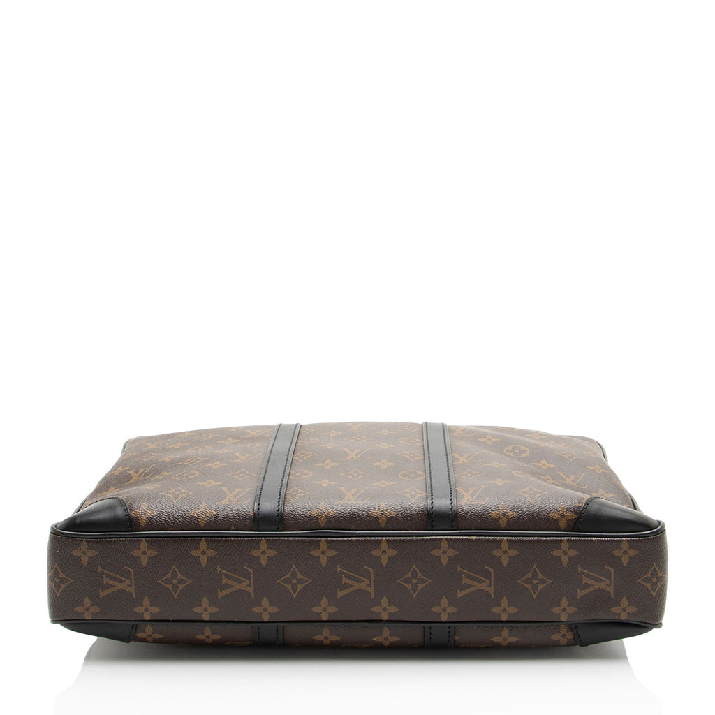 Louis Vuitton Monogram Canvas Macassar Porte Documents Voyage GM Bag