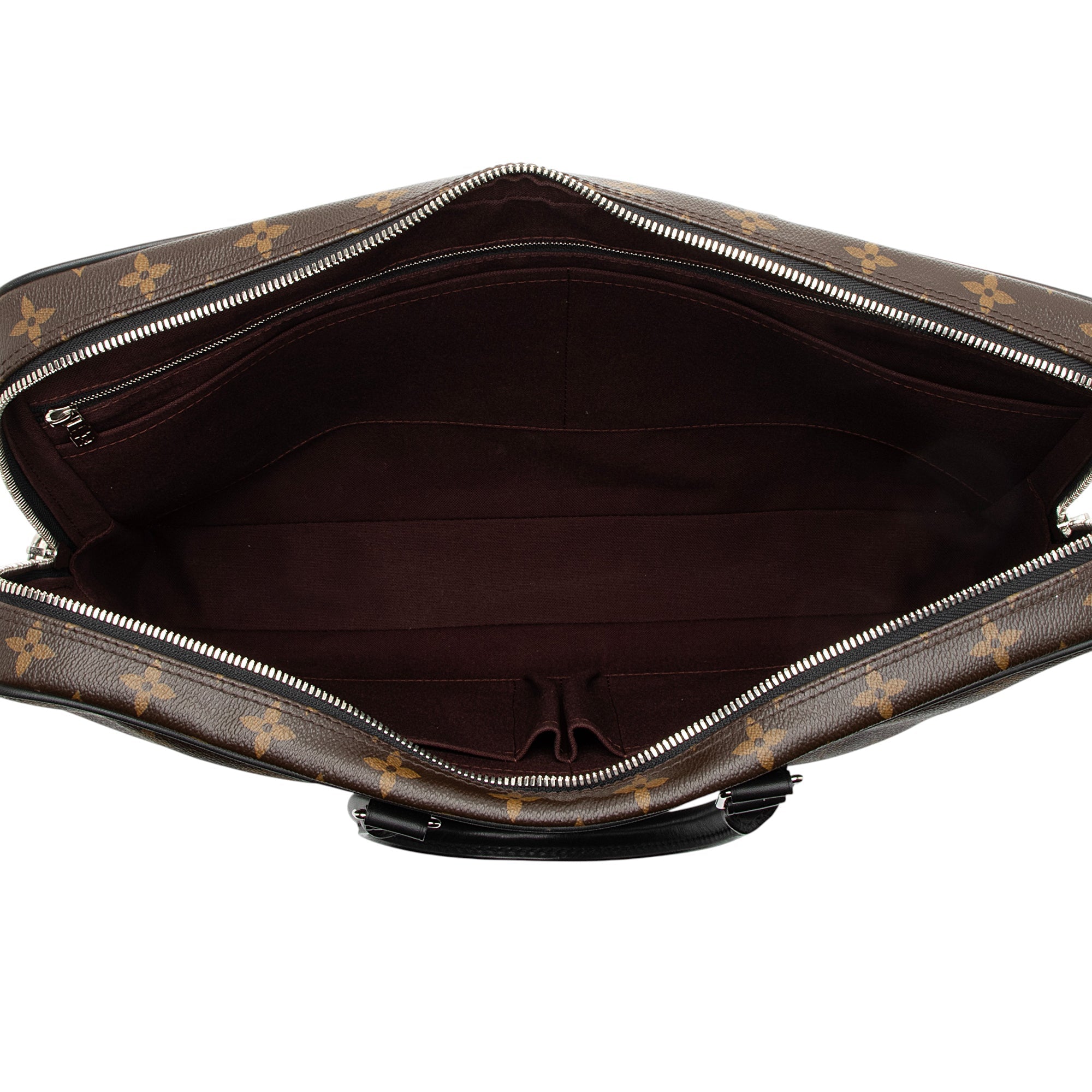 Louis Vuitton Monogram Canvas Macassar Porte Documents Voyage GM Bag
