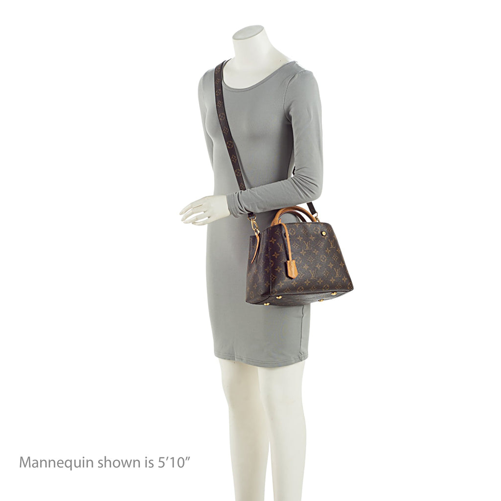 Louis Vuitton Monogram Canvas Montaigne BB Shoulder Bag (SHF-RztVM8)